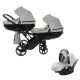 JUNAMA Diamond Duo Basic Slim 3in1 Multifunktionaler Zwillingskinderwagen - Grau