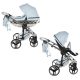 JUNAMA Diamond Heart 3in1 Multifunktions-Kinderwagen - Blau/Silber