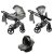 JUANAMA Diamond S-CLASS 3in1 multifunktionaler Kinderwagen - Silber
