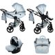 JUNAMA Diamond Blau S-CLASS 3in1 multifunktionaler Kinderwagen