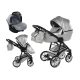 JUNAMA Termo Line Eco 3in1 Multifunktions-Kinderwagen - Grau