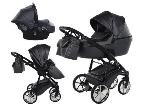 JUNAMA Termo Line Eco 3in1 Multifunktions-Kinderwagen - Schwarz