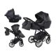 JUNAMA Termo Line Eco 3in1 Multifunktions-Kinderwagen - Schwarz