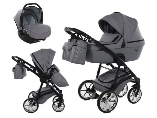 JUNAMA Termo Line Mix 3in1 Multifunktionskinderwagen - Dunkelgrau