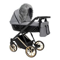 Kunert Universal Kinderwagen Pelz - Grau