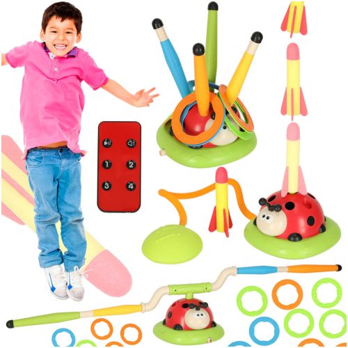 Sport ügyességi játék gyerekeknek ugrókötél céltábla dobó katicabogár dobó 3in1