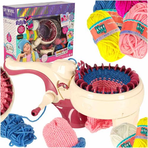 Kötőgépes kötőkészlet 5 színű fonalakkal