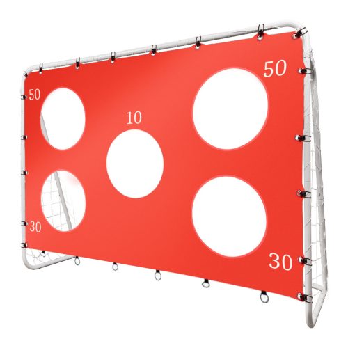 Gyermek foci edzőkapu 2in1 + pontossági alátét 215 x 153 x 76 cm