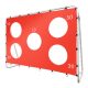 Gyermek foci edzőkapu 2in1 + pontossági alátét 215 x 153 x 76 cm