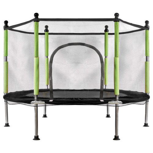 Gyermek kerti trambulin háló 140 cm zöld
