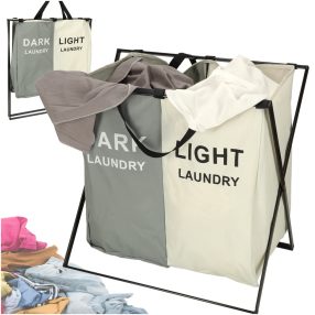 Mosodai kosár elkülönítő szervező 2 rekeszes