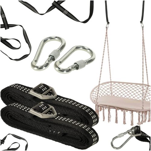 Hintatartó rögzítő készlet függőágy pánt + karabiner
