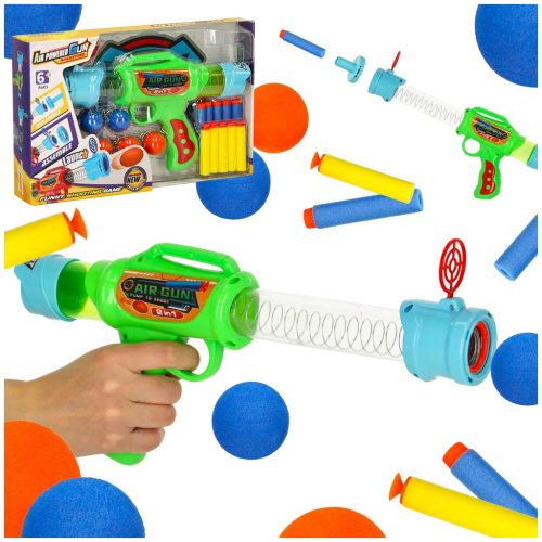 Nerf patronos golyószóró pisztoly 2in1