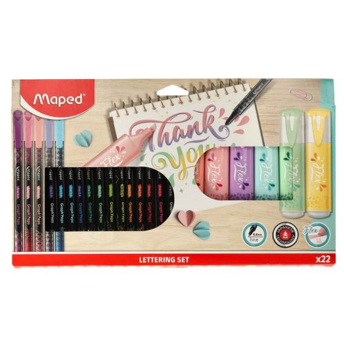 Betűkészlet 22 db.