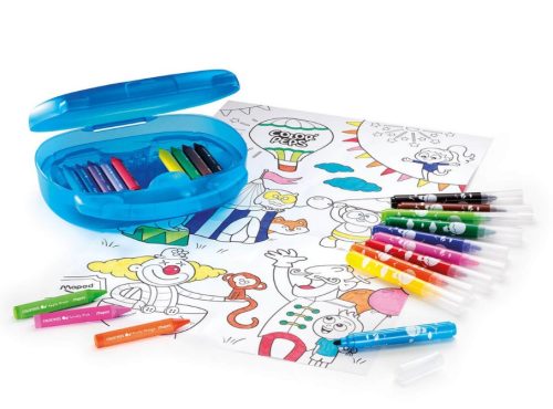 Táska zsírkrétákkal Colorpeps Jumbo művészeti készlet