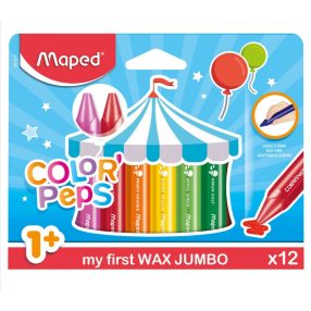 Jumbo Colorpeps gyertya zsírkréták 12 db.