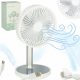 Állvány ventilátor lábon fehér