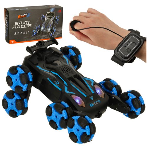 RC távirányítós autó 8 kerekű világzenével