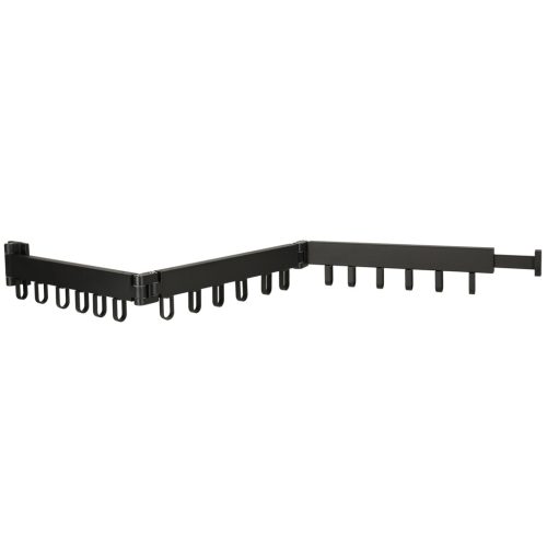 Teleszkópos hosszabbító falikar 114cm fekete