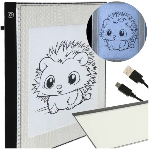 Rajzolótábla A3 pausztábla LED megvilágítással