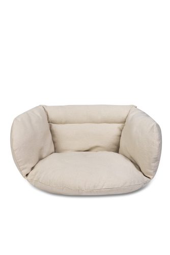 Gólyafészek párna ekrü színű