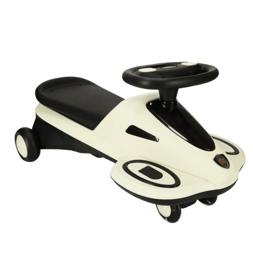Gravitációs robogó világító LED kerekek zenével játszó robogó 74cm bézs/fekete max 100kg