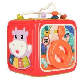   Oktatási játék interaktív érzékszervi manipulatív kocka blokk szortírozó