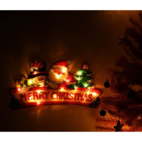   LED karácsonyi függőlámpák Merry Christmas dekoráció 45cm