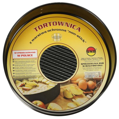 Sütőforma levehető peremmel 24cm fekete