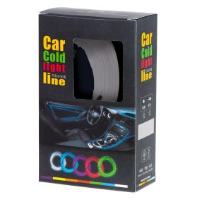   LED környezeti világítás autóhoz / autó USB / 12V szalag 5m fehér