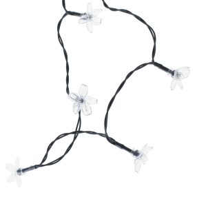 Napelemes virágos kerti lámpák 7m 50LED több színben