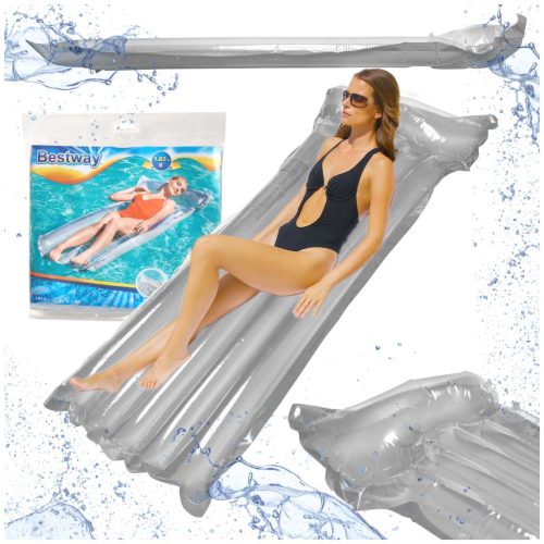 BESTWAY 44013 Felfújható úszómatrac szürke