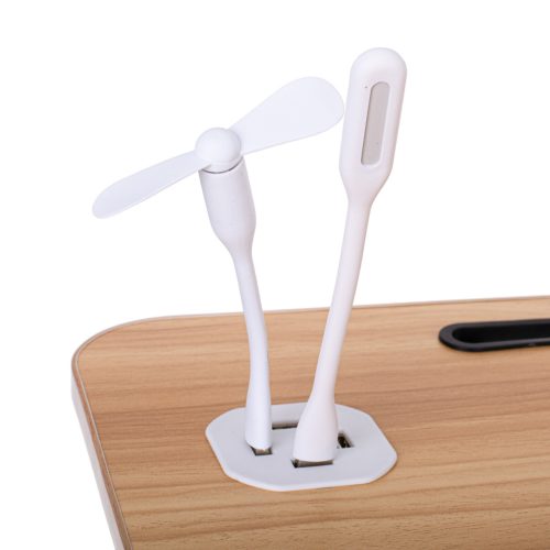 Laptop asztal összecsukható ágy állvány USB