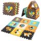 Habszivacs puzzle szőnyeg gyerekeknek 9 el. színű