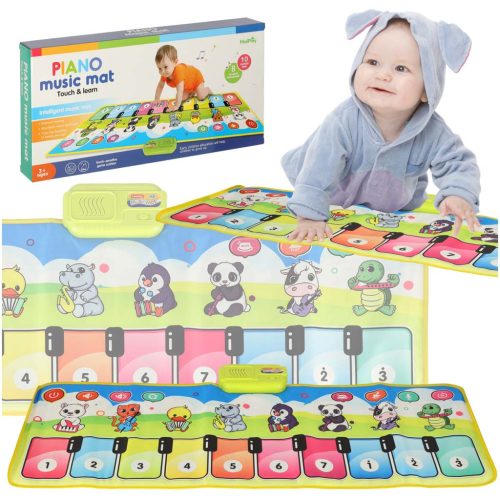 Interaktív zongora zenei alátét hangfelvétellel