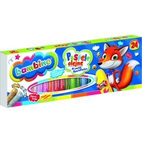 BAMBINO pasztellkréták Olajkréták 24 színben