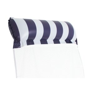 Felfújható matracos úszószék 120x70cm tengerészkék