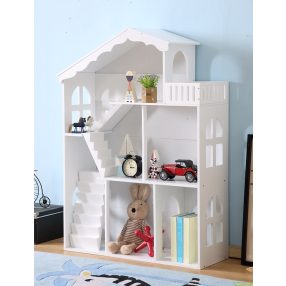  LULILO könyvespolc játékház könyvespolc 2in1 CALLA 116cm XXL