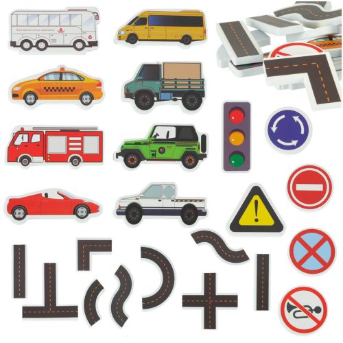 Habfürdő játék utcai autók