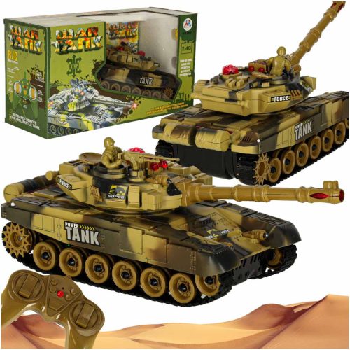 RC War Tank 9993 2,4 GHz-es sivatagi tank