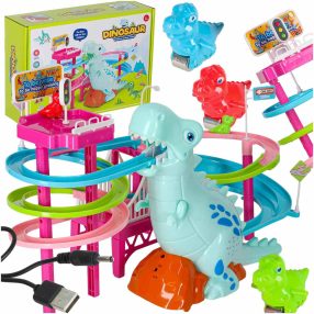 Dinoszaurusz versenypálya dinoszaurusz hangok fények