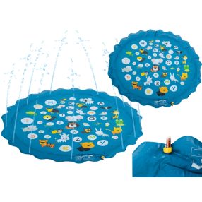   Vízpermetező szőnyeg kerti szökőkút pancsoló medence ábécé 170cm