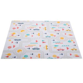 Oktató szőnyeg gyerekeknek utca/erdő 177x158x0.8cm