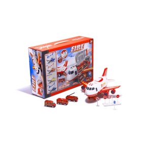 Szállító repülőgép + 3 tűzoltóautó