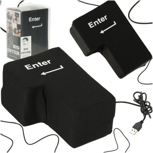 ENTER billentyű nagyméretű anti-stressz USB párna