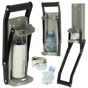 Függő zúzógép dobozok és palackok számára