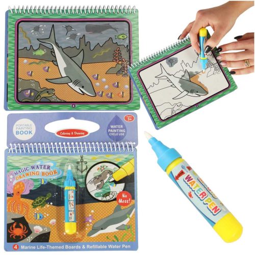 Vizes könyv filccel - Víz alatti világ