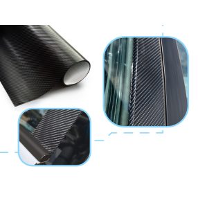 Szén 4D tekercses fólia fekete 1,52x30m