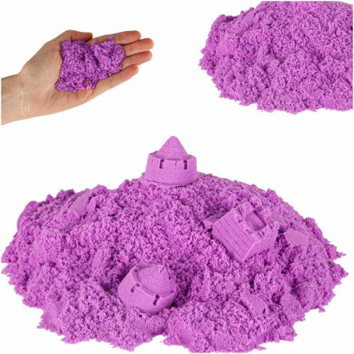 Kinetikus homok 1kg lila zsákban