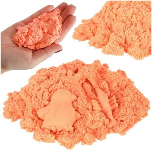 Kinetikus homok 1kg zsákban narancssárga
